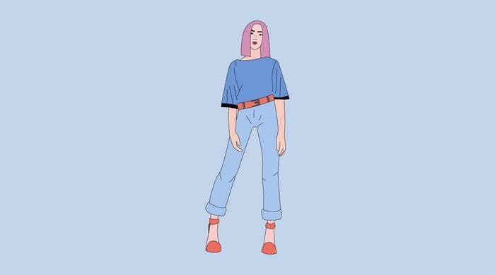 Иллюзия контраста размеров в одежде